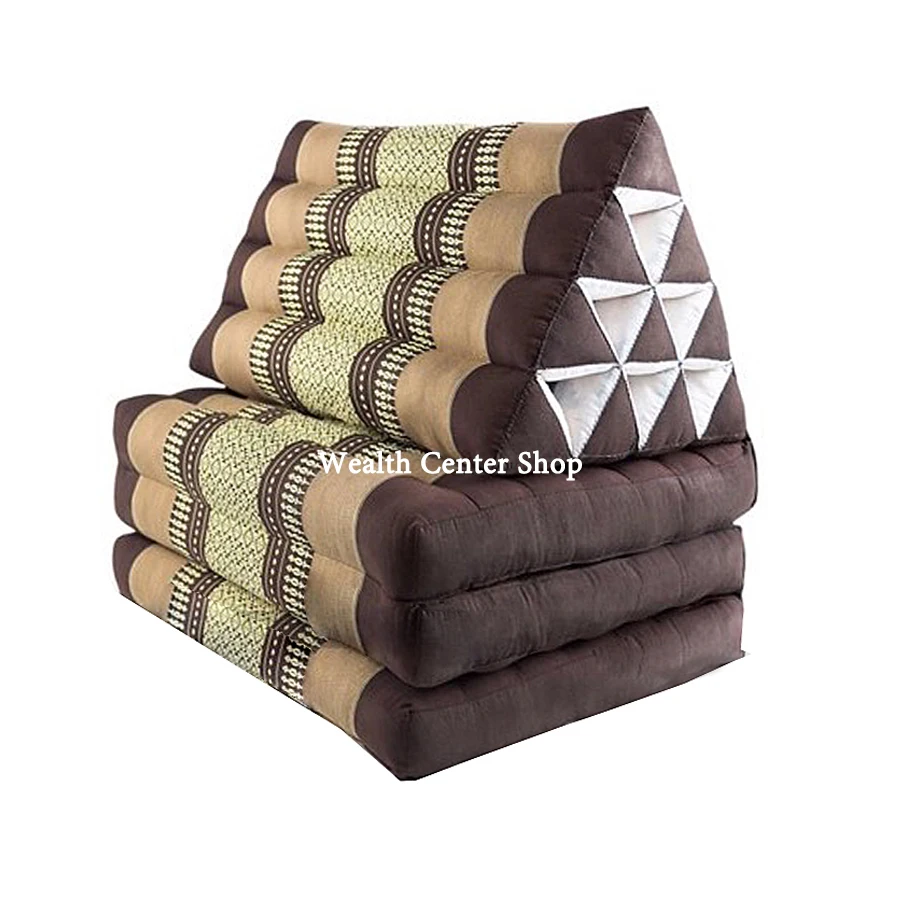 Thai Triangle Pillow Made In Thailand High Quality Design 10 Holes 3 folds Product Of Thailand