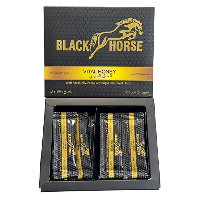 Reducing Sugar 76 % Improve Blood Circulation No Preservatives Premium Honey 10g Per Sachet Black Horse Honey