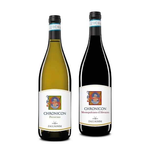 Vino italiano Сделано в Италии (контакты: + 393485472636) montepulciano pecorino DOC сухое вино для кейтеринга 0,75 л zaccagnini chronicon