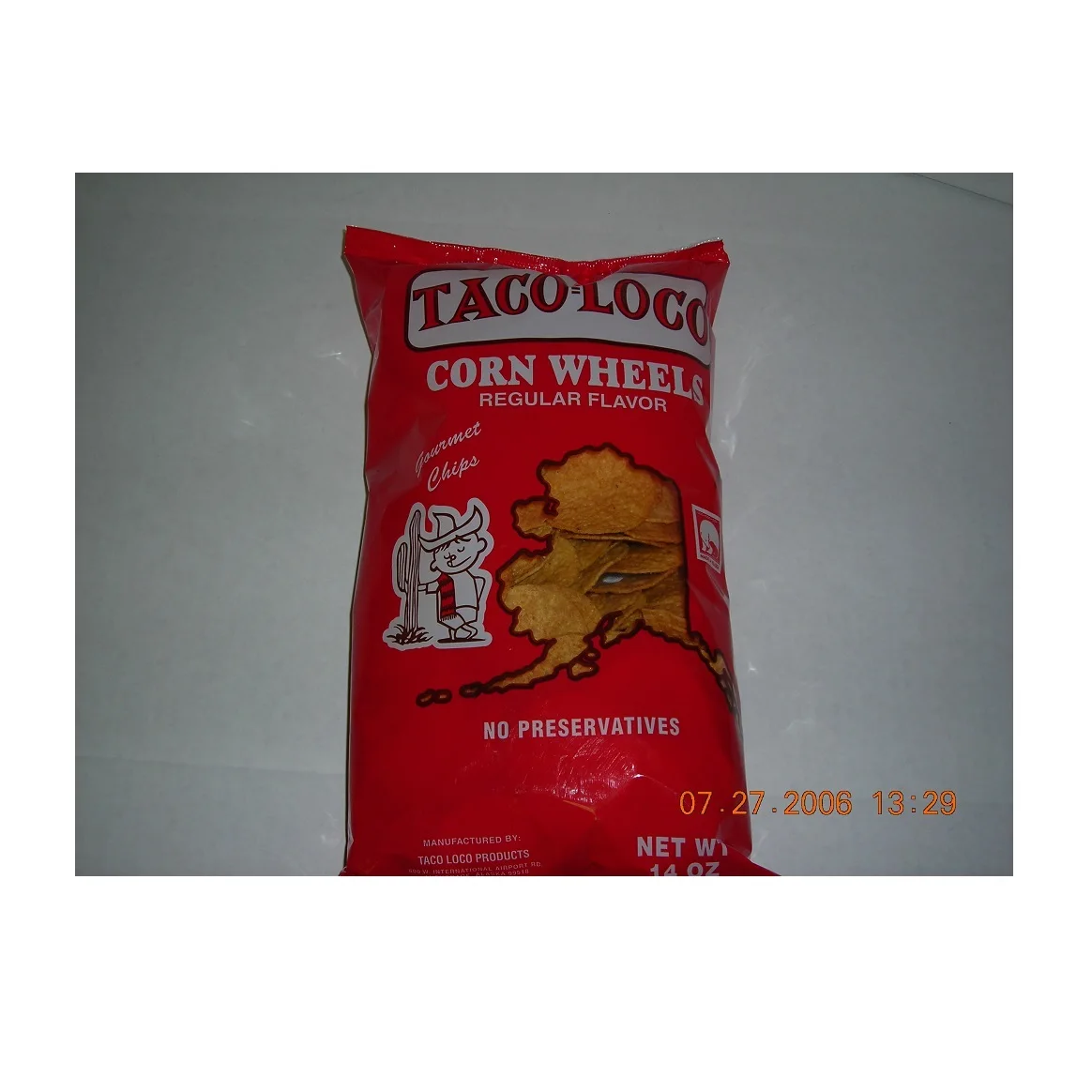 Must Buy Taco Loco Round Corn Chip Wheels Model Number 7820311131