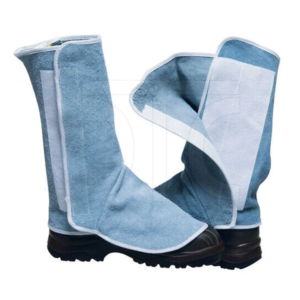 cow split Leather heat resistant leg guard /cow Leather welding tools equipment welding spat/industrial Leg Guard