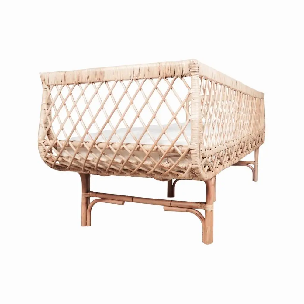 Hot sale luxury rattan bench for luxury living room