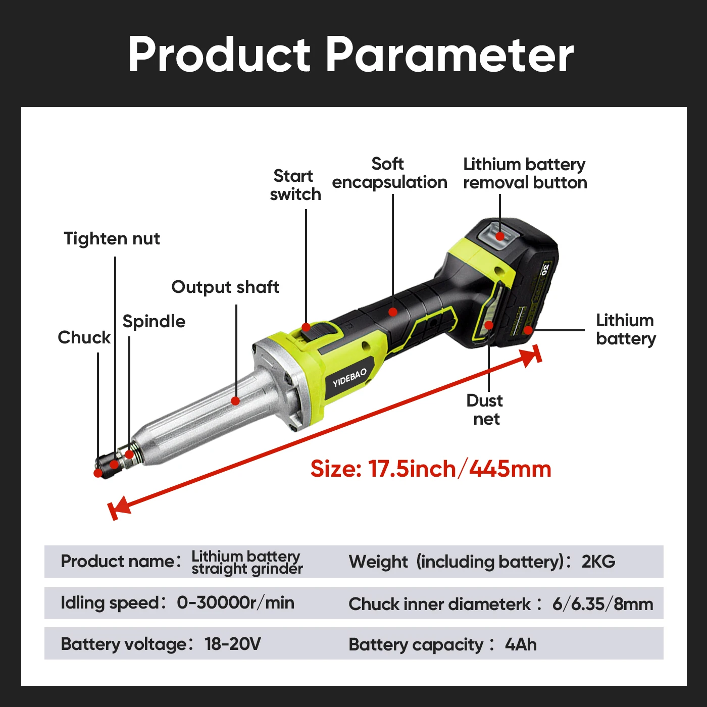 Hot selling  industrial high quality cordless mini die grinder machine for popular sale