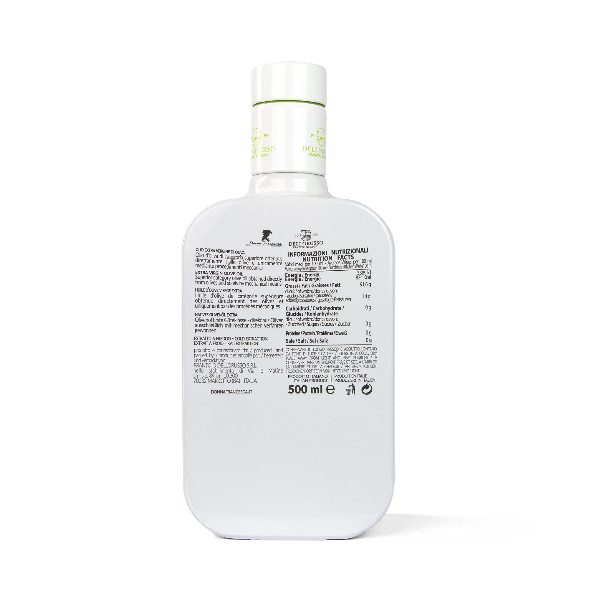 Italian Extra Virgin Olive Oil Innocence Medium Fruity