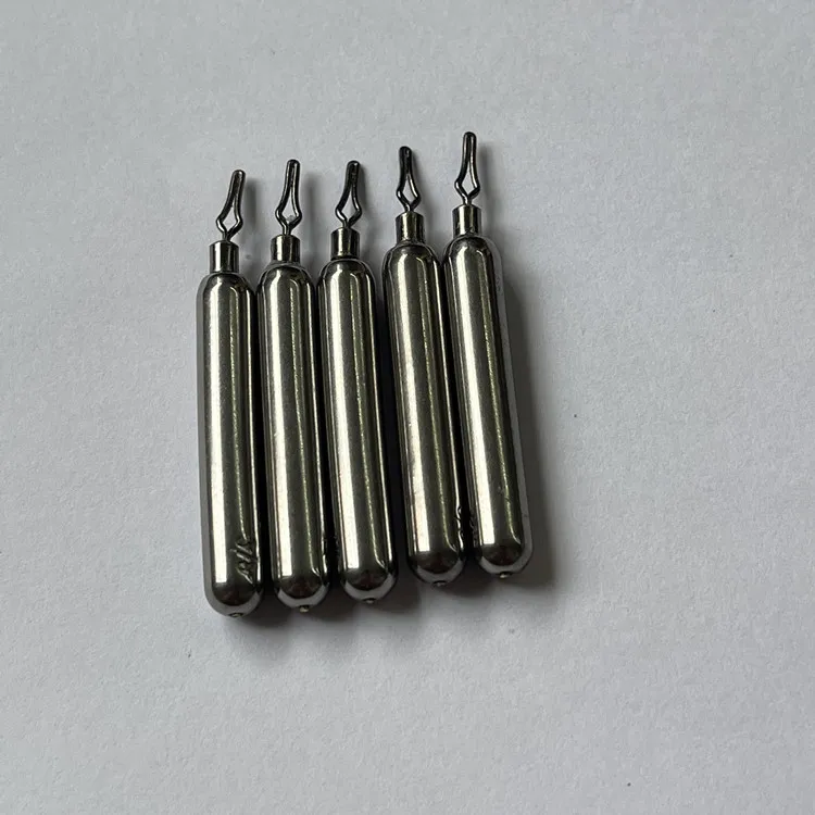 Bulk in stock Skinny Drop Shot Weight wholesale fishing weights tungsten