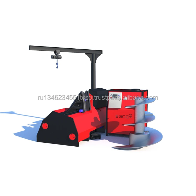 Best quality professional CNC-controlled screw fligthing maker machine EZSO GP-100T, 2 - 50 mm thickness, wholesale prices