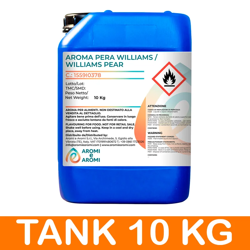 Italian Williams Pear Aroma Food Additive for Food & Beverage - Fresh Pears Flavor  for Vape liquid flavor and e-liquids