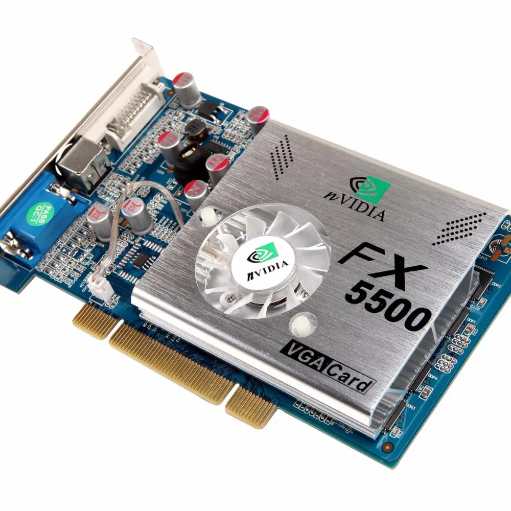 
FX5500 256M AGP Video card WITH TV,DVI DDRAM graphic card 
