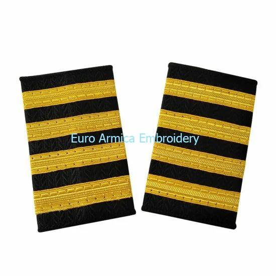 
Custom Military Army Uniform Pilot Rank Epaulettes Pilot Rank Epaulettes Wool 