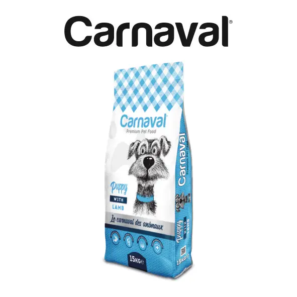 Canned Carnaval Cat Food with Lamb Chunks in Gravy for Pet Adult Cat 400 gr 7,5% Protein 4% Fat (12 PCS)