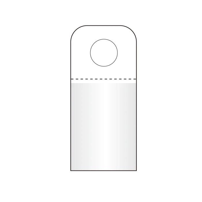 Round Hole Adhesive Hang Tabs for hanging goods