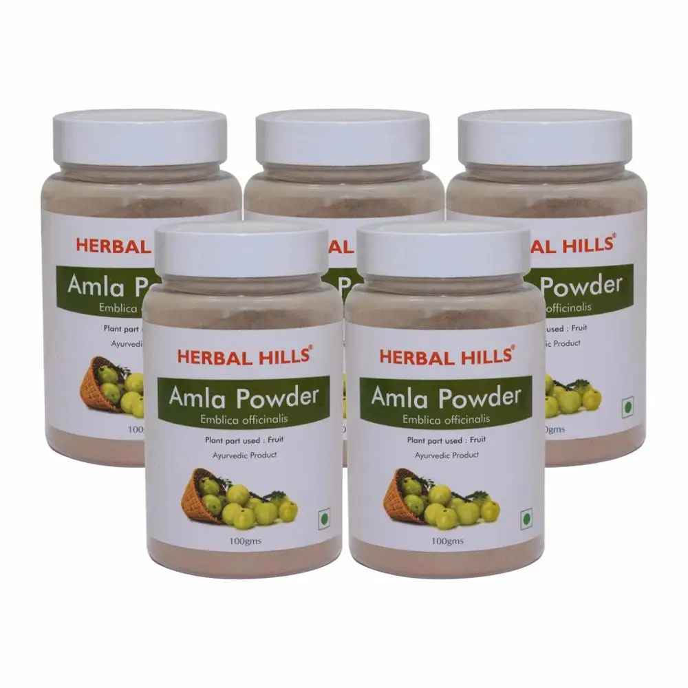 
Natural & Pure Amla Fruit / Amlaki Emblica Officinalis Powder for Skin, Hair and Eyes - 100 