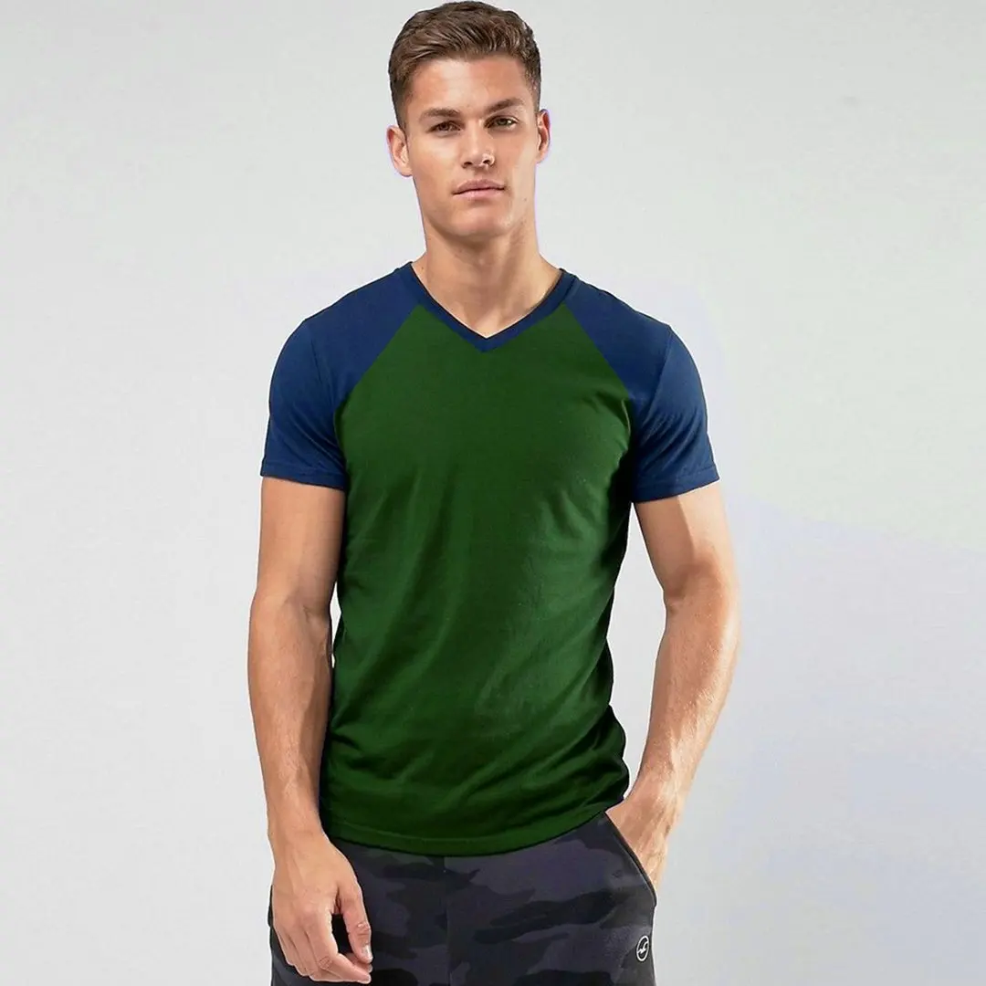 Повседневная мужская высокоэластичная простая хлопковая тренировочная футболка с коротким рукавом и принтом на заказ