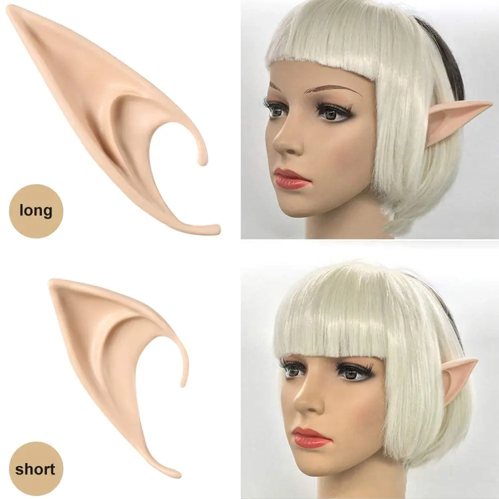 Medium and Long Style Cosplay Fairy Pixie Elf Ears Halloween Elves Vampire Fairy Ears for Cosplay Props