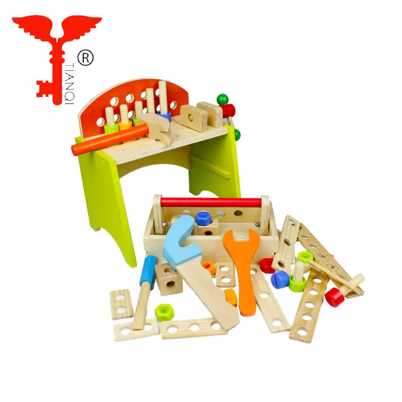 New Design Educational Wooden Tool Set Pretend Wooden Toy