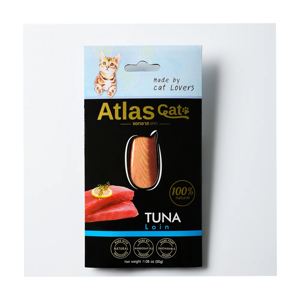 Atlas Cat Loin Tuna Flavor - Wholesale Cat Food and Best Price Made Pet Food with Natural Ingredients from Thailand