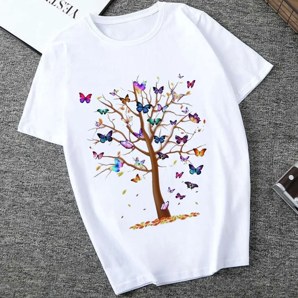 Free shipping screen print short sleeves custom printing100% premium cotton custom women t shirt