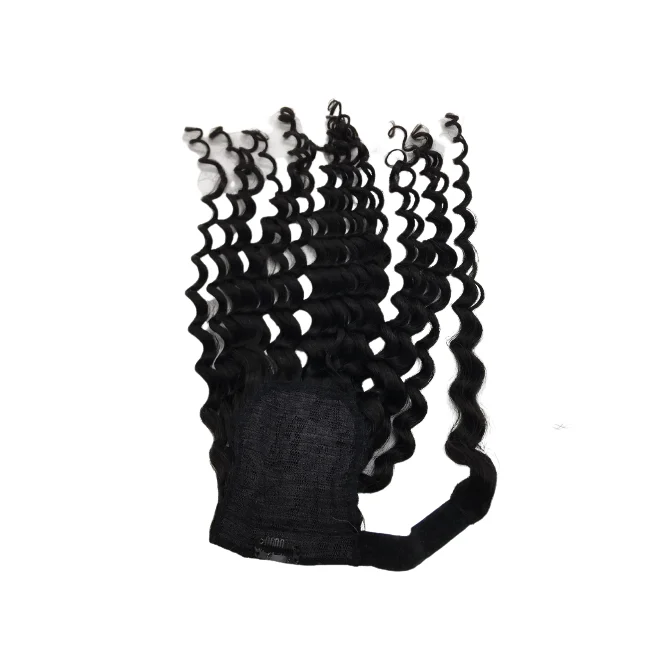 Vietnam Hair Brand Ponytail Unprocessed Human Raw Virgin Hair Extension Deep Way Natural Color