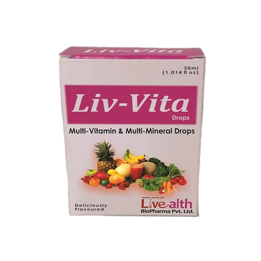 Новые капли Liv-Vita со вкусом смешных витаминов и минералов по лучшей цене