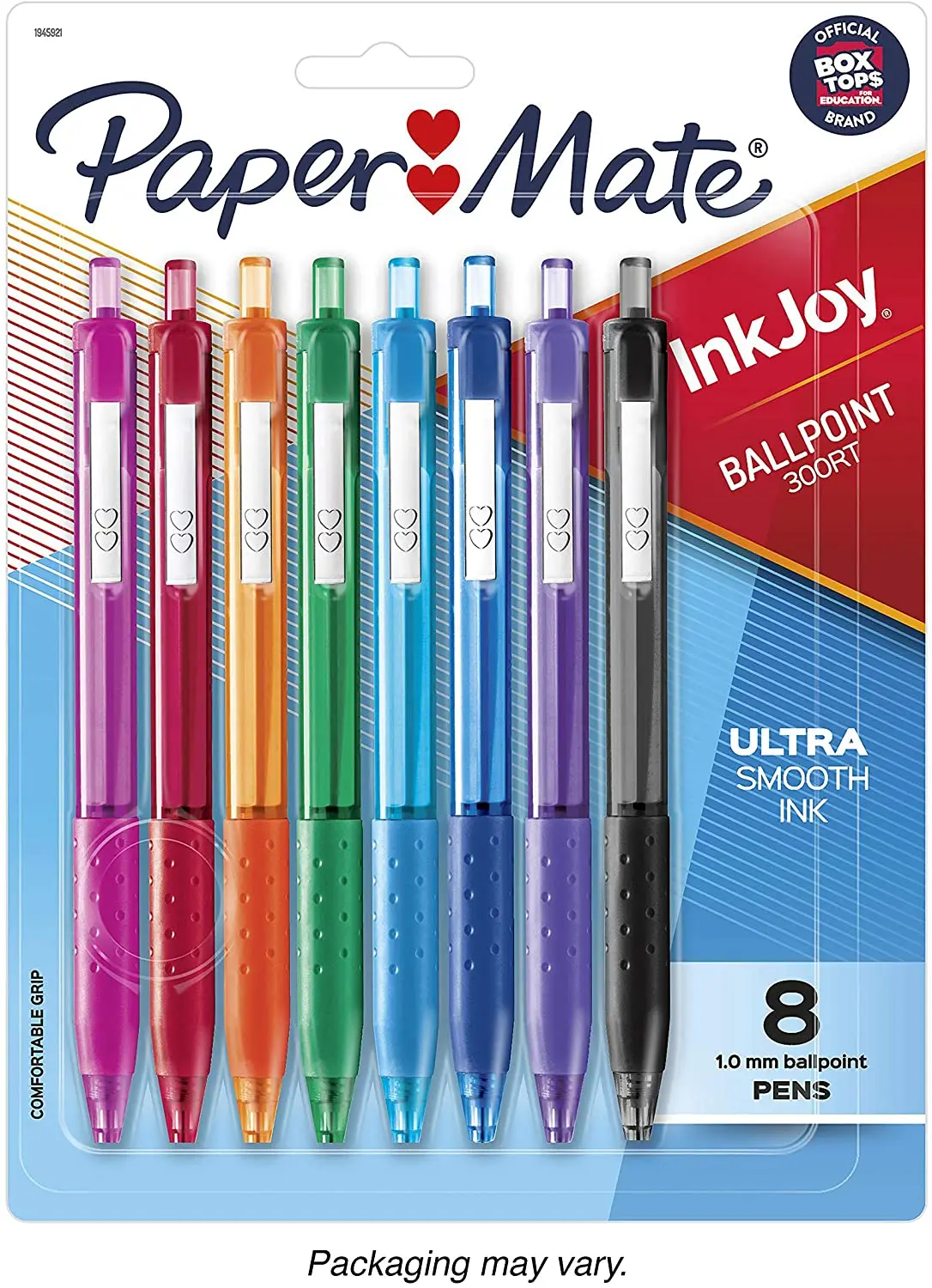 Выдвижные шариковые ручки Inkjoy 300RT разные цвета оптимизированная форма удобный захват прочный металлический зажим