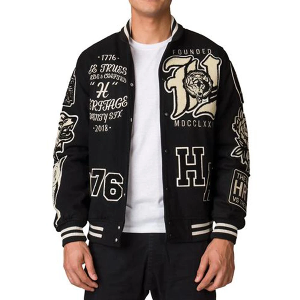 Wool Letterman Wholesale Varsity Jacket/College Jackets Patches Varsity jacket