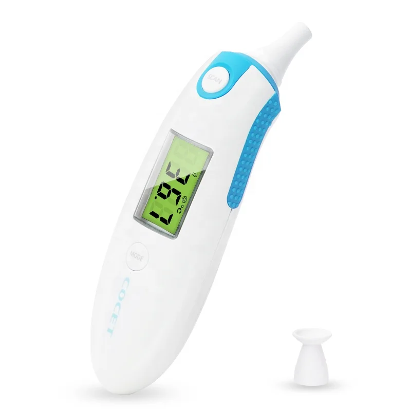 CE Certification KFT-22M Clinical Led Display Smart Touchless Infrared Ear Digital Thermometer For Home