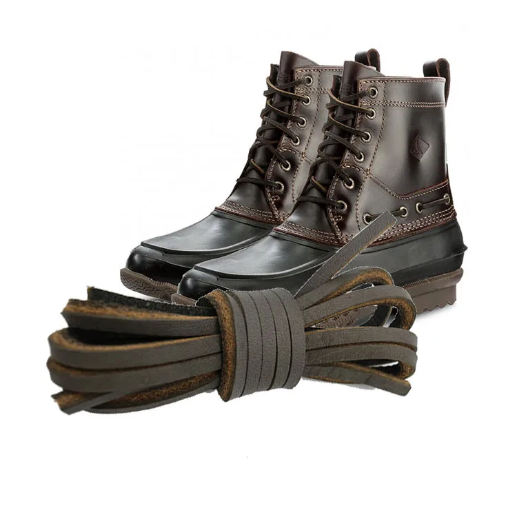 Manufacturing Wholesale custom made shoe laces leather