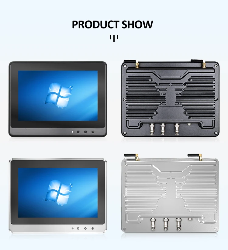 JAWEST 10.1 Inch IP65 Waterproof Shockproof Portable Vehicle Mounted PC In-vehicle Computer Panel PC For Transportation, Marine