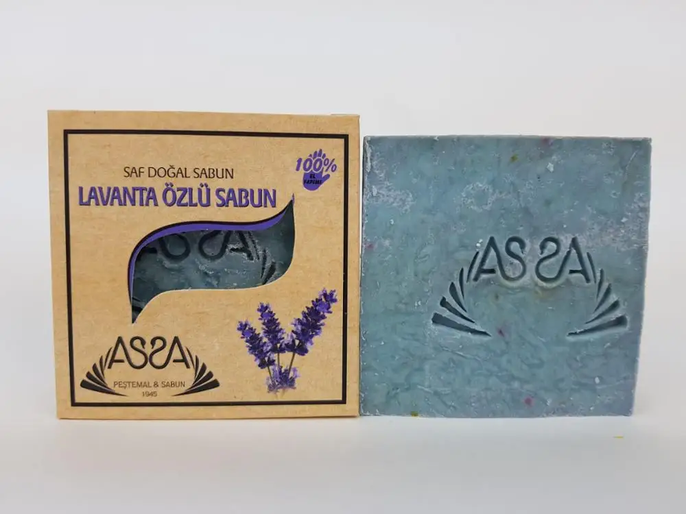 Premium Quality Traditional Process 100% Naturel  Handmade Lavender Soap Acne Treatment  Soap From Producer
