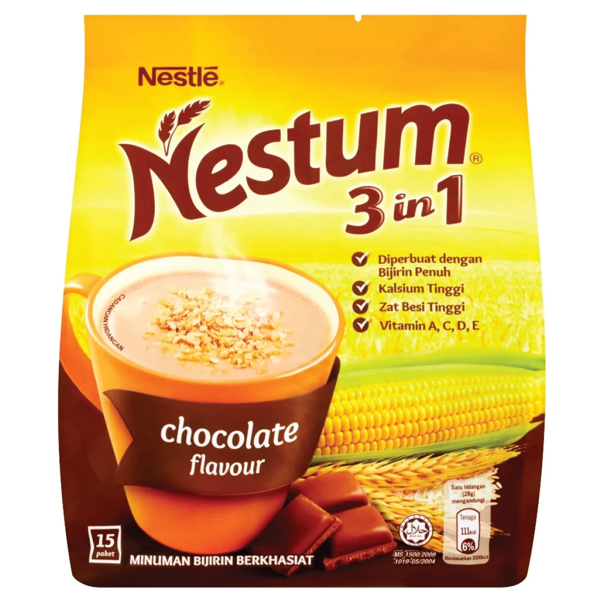 Nes-tle Nestum Grains More 3 in 1 Oat Breakfast