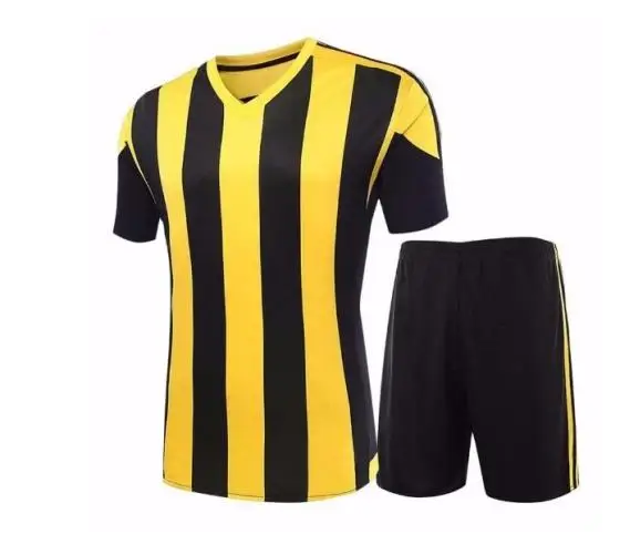 
New Design soccer uniform of unisex with costomized logo design pure polyester 100% fabric matrial .. 