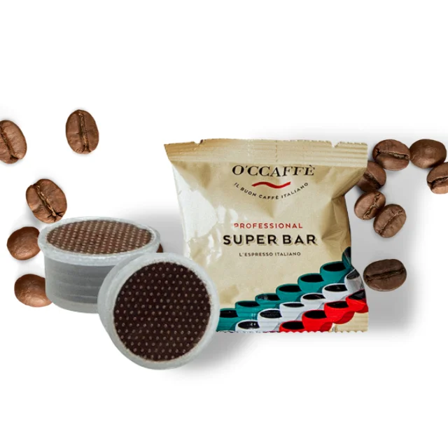 Best Italian Quality Creamy Delicate Velvety Aromatic 44 mm Paper Ese Pods For Espresso Cocktail