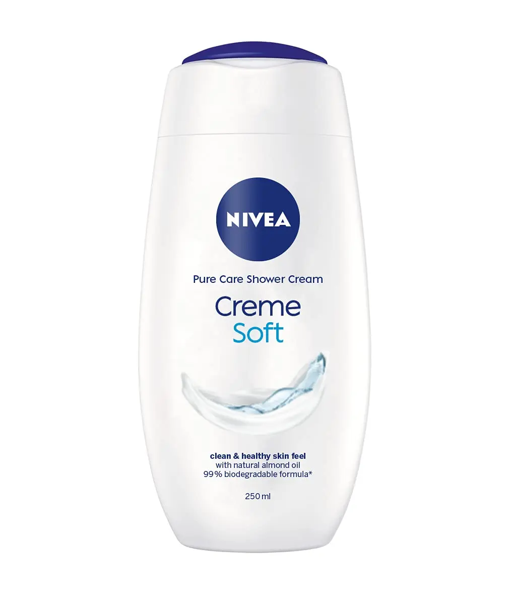 NIVEA Women Body Wash craem Soft Shower Gel with Almond Oil for Soft Skin 250 ml
