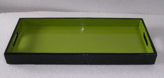 
Rectangular lacquer tray, handmade lacquerware from Vietnam, for home-decor, kitchenware, houseware, tableware 