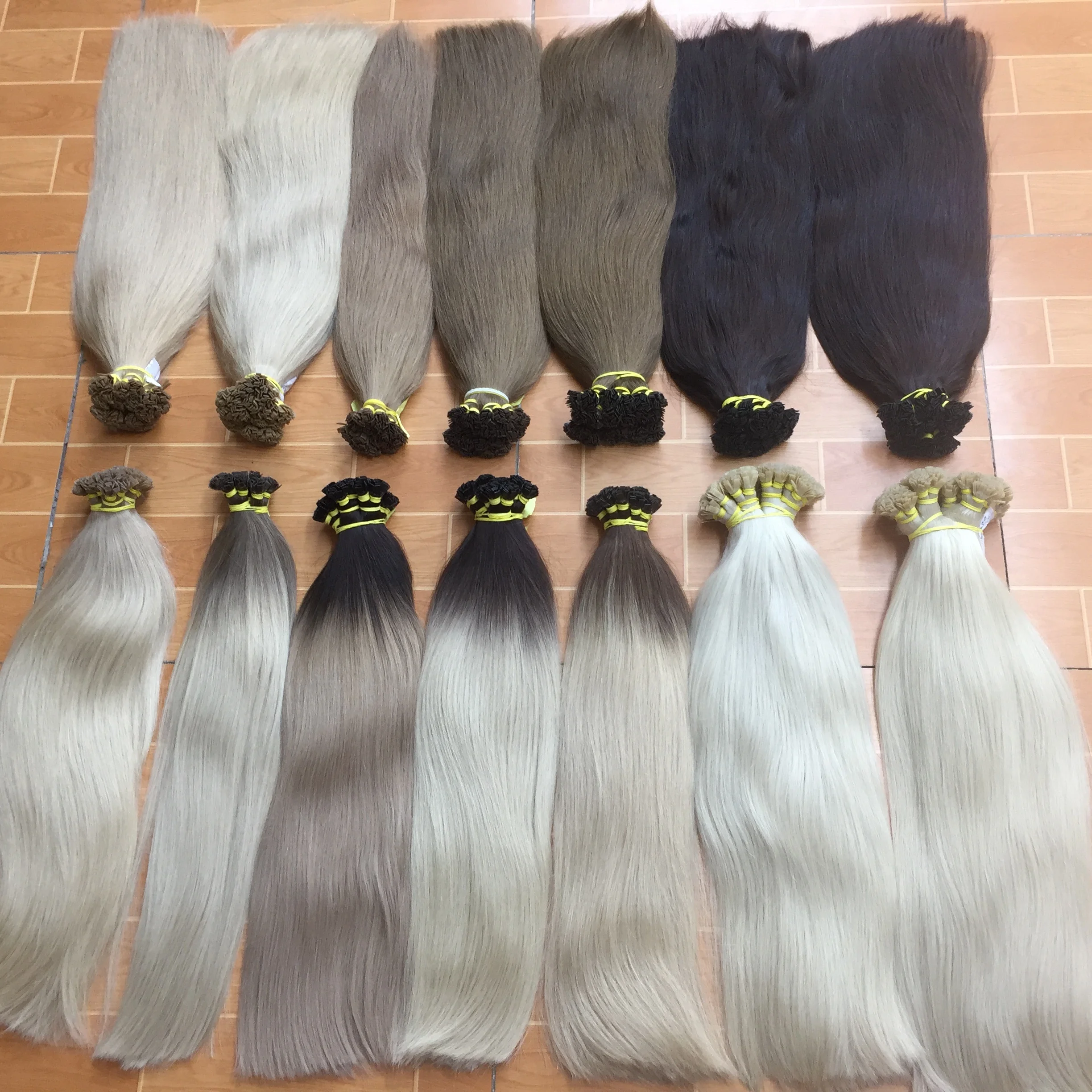 Top keratin flat tip silk soft quality wholesaler