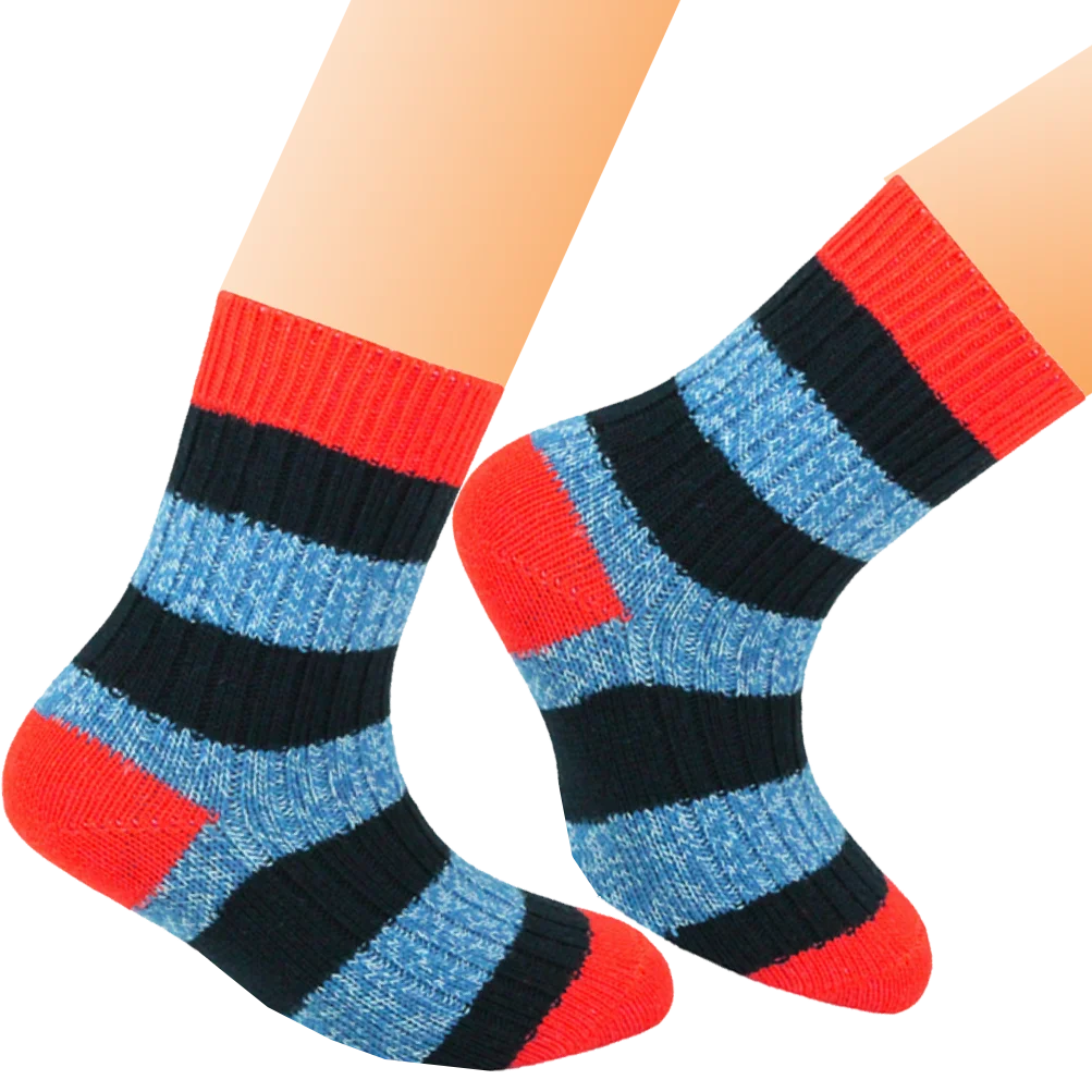 Winter Warm Mens Wool Colored Socks from Manufacturer- Made in Istanbul, Turkey