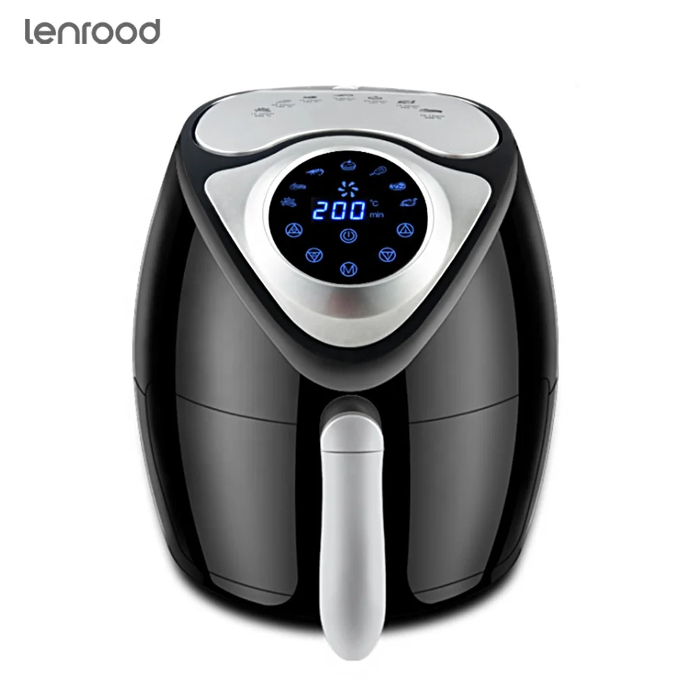 Lenrood Air Fryer LR-AF106 LCD Display 1300W Large Power freidora de aire 3.5L friteuse Nonstick electric Digital Deep Air Fryer