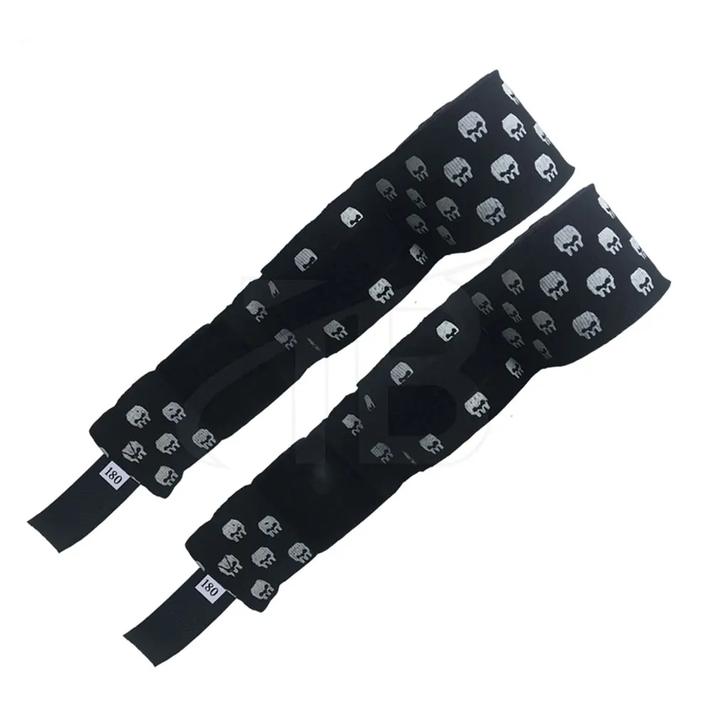 Custom Logo Printing Elasticated 100% 180 inch mexican Cotton Quick Boxing Hand Wraps HandWraps Wrist Wraps Bandage