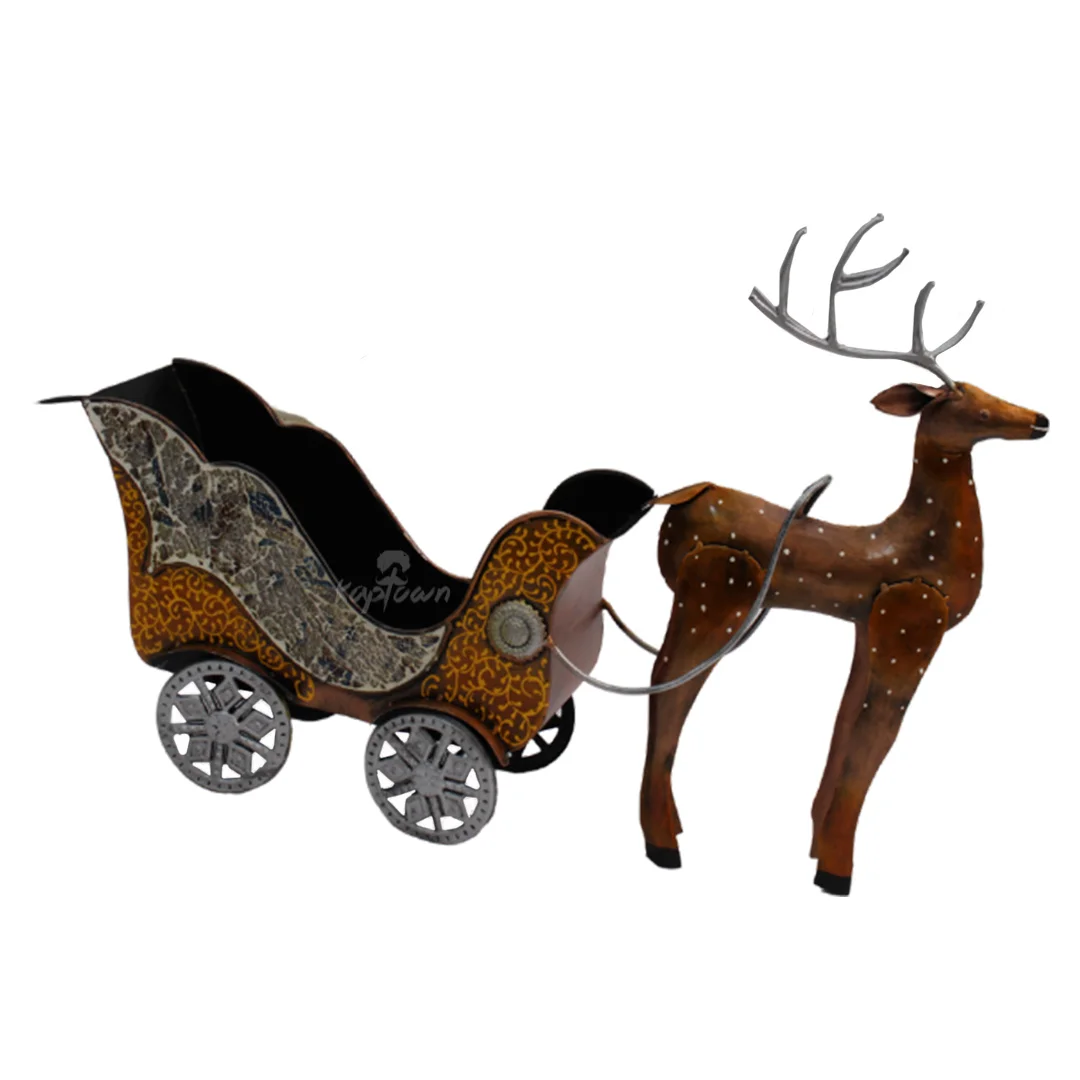 Олень тролли новейший Amazon горячие продажи декоративные металлические роскошные вечеринки офис оптовая продажа полимерные ремесла подарки украшение для дома