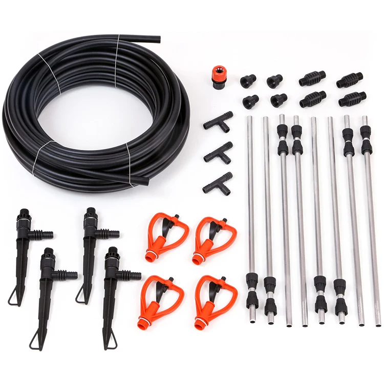 Reliable sprinkler irrigation set for 100 square meter area, sprinklers for irrigation