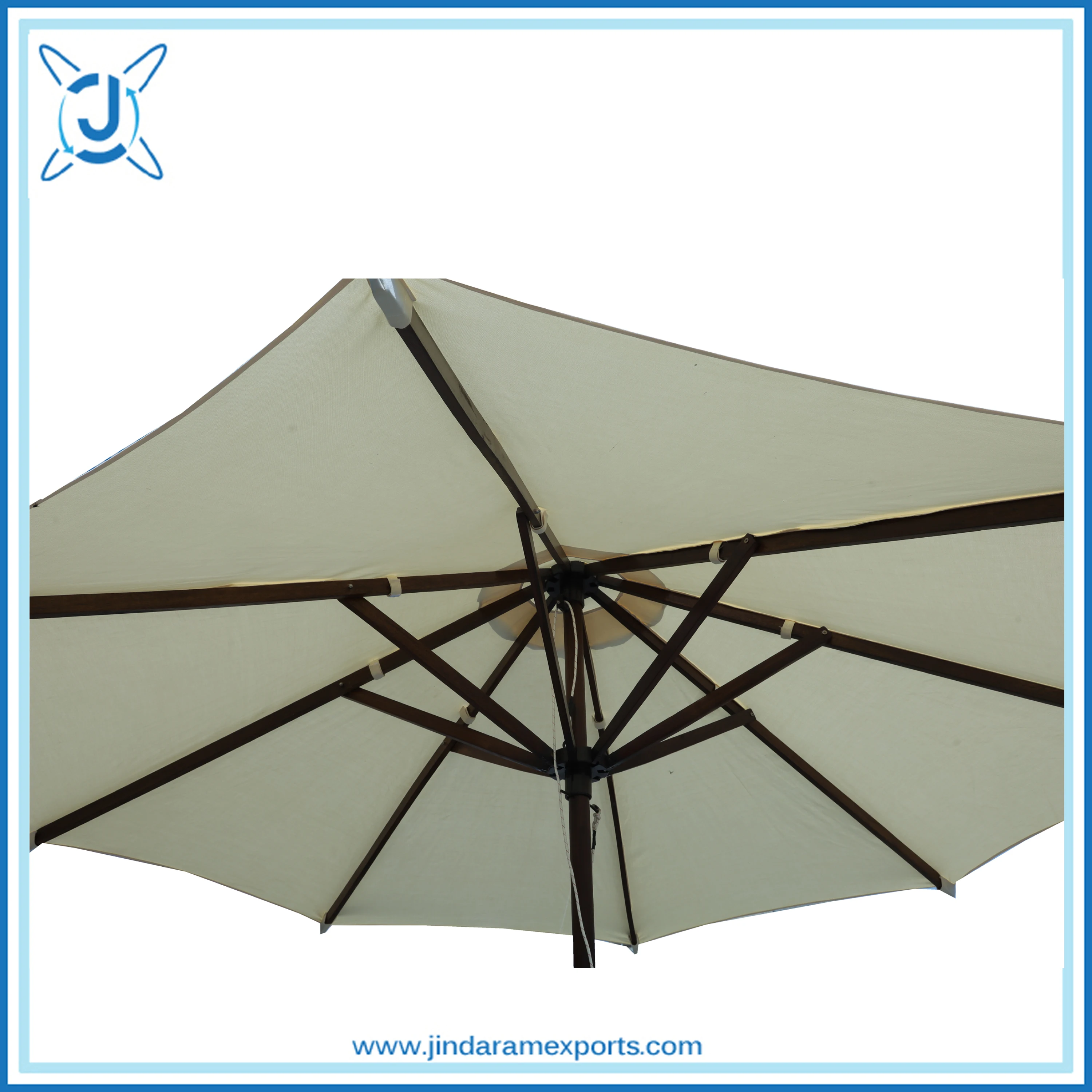 outdoor umbrella teak wood center pole patio sun umbrellas modern single deck wooden beach patio umbrellas