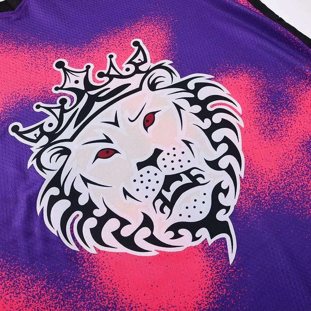 Качественная розовая баскетбольная майка King #23 под заказ