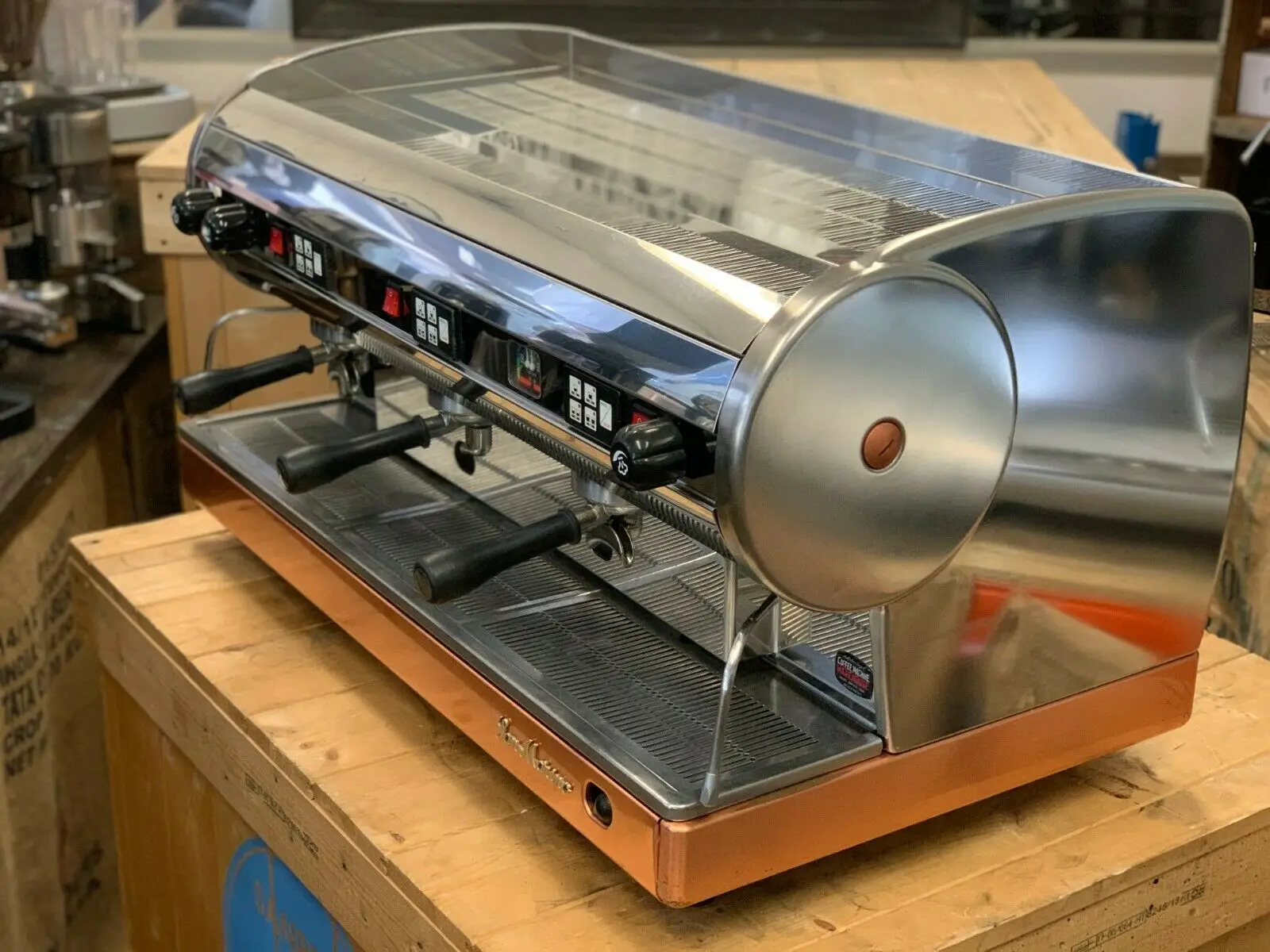 3 группы нержавеющая латунь основание Espressso кофе машина