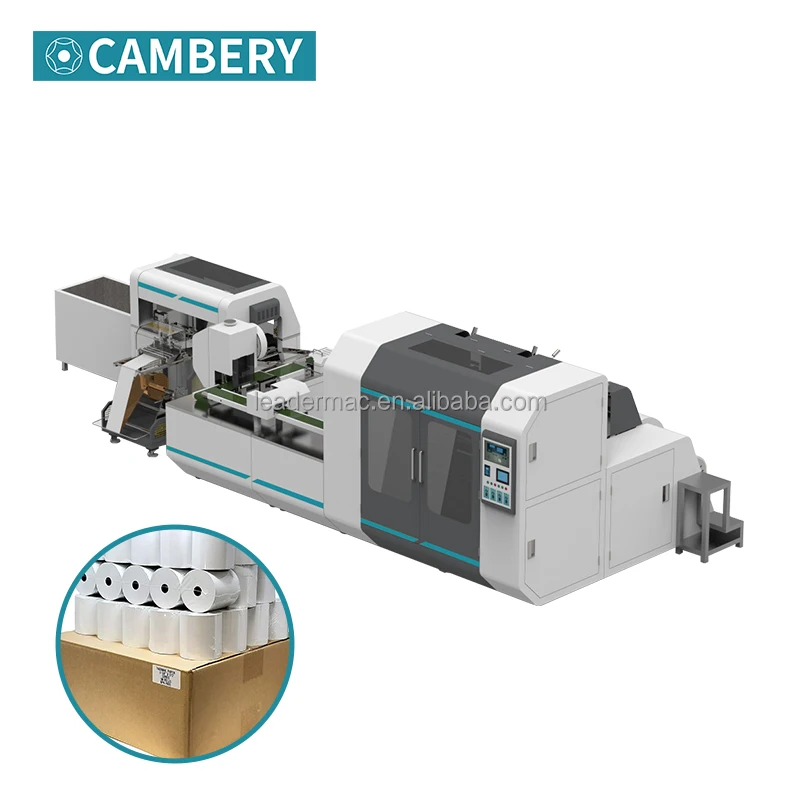 Hot Selling Fully Automatic Thermal Paper Rolls Slitting Rewinding Production Line