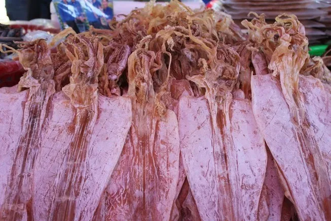 Dried seafood octopus 1 Pound (454 grams) from Binh Dinh (Viet Nam ) - NATURAL THE LOWEST DRIED OCTOPUS VIET NAM