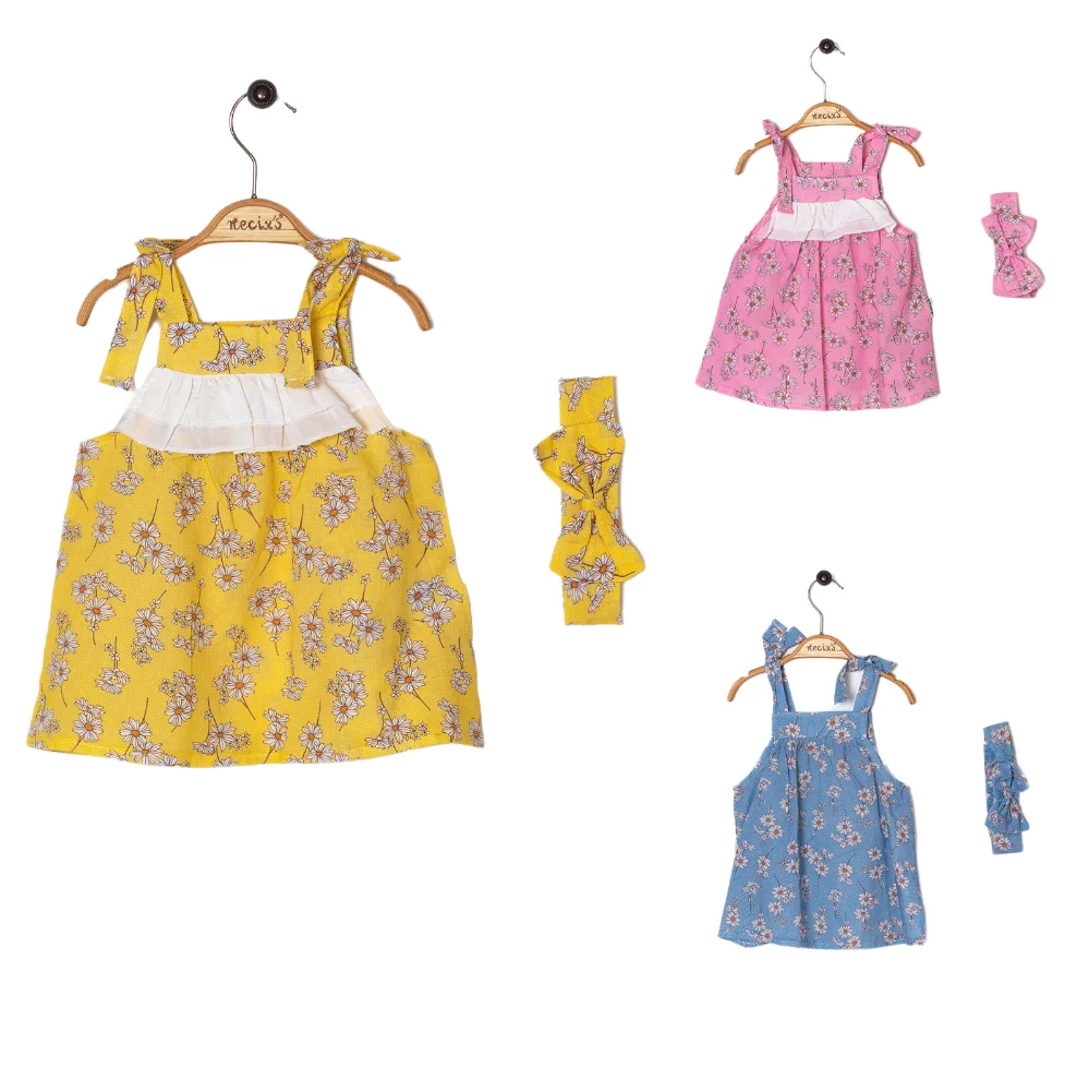 Горячая распродажа! Летнее женское платье из мягкого хлопка с принтом маргариток от бренда Necix