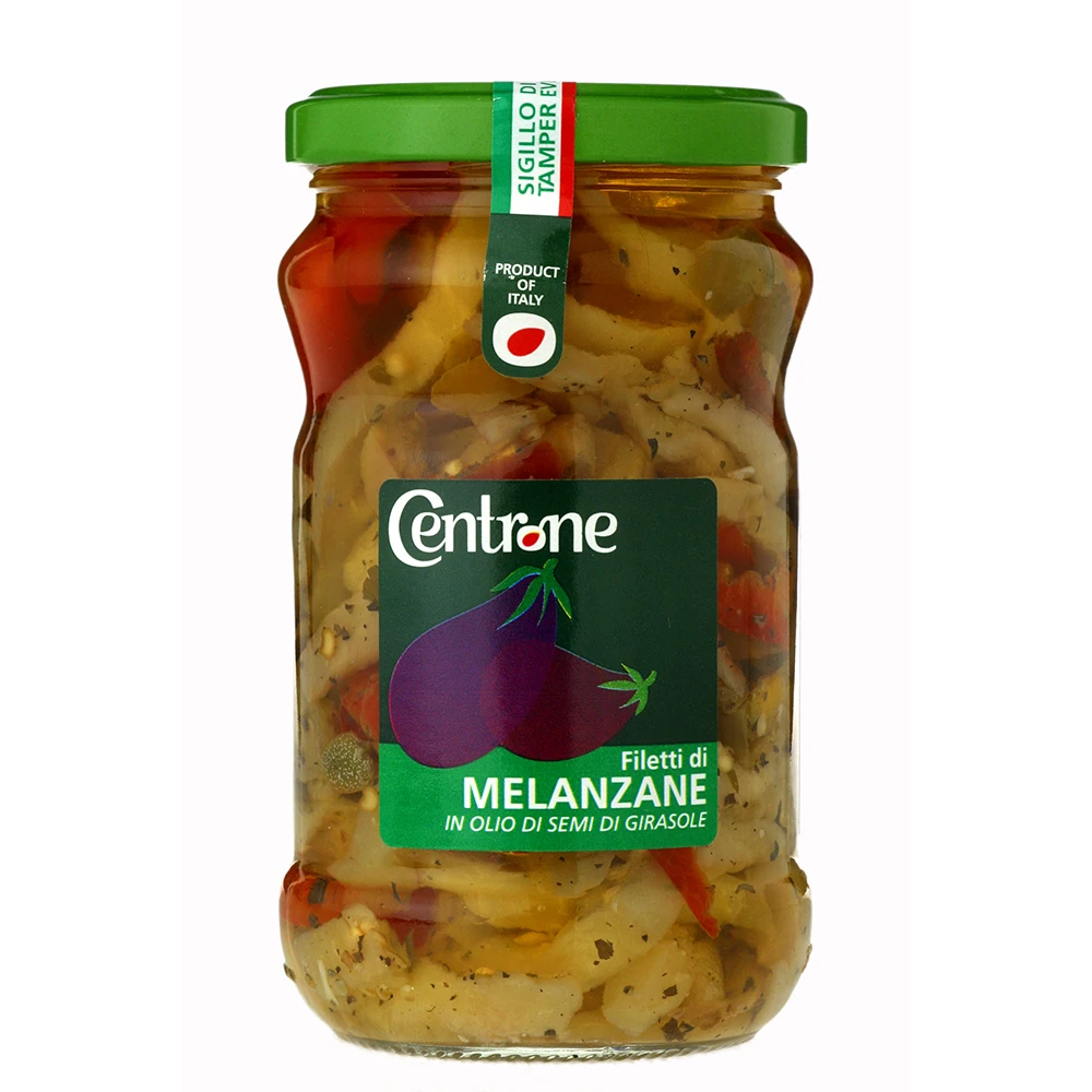 
Best quality italian made eggplant fillets in jar for cooking dishes & plates 