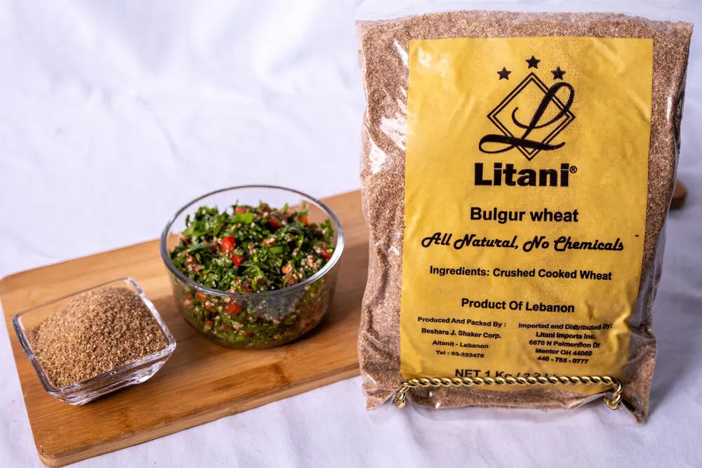 Litani Products Premium Quality Bulgur Wheat 1 kg / 2.2 lbs Wheat Wholesale Export Wheat