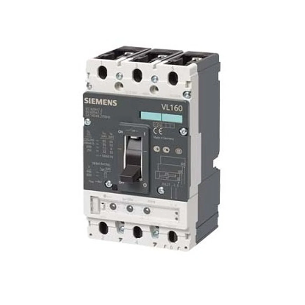 Circuit Breaker 3VL2716-1TB43-0AA0 VL160N Standard Breaking Capacity ICU 55kA, 415V AC 4-Pole Circuit Breaker