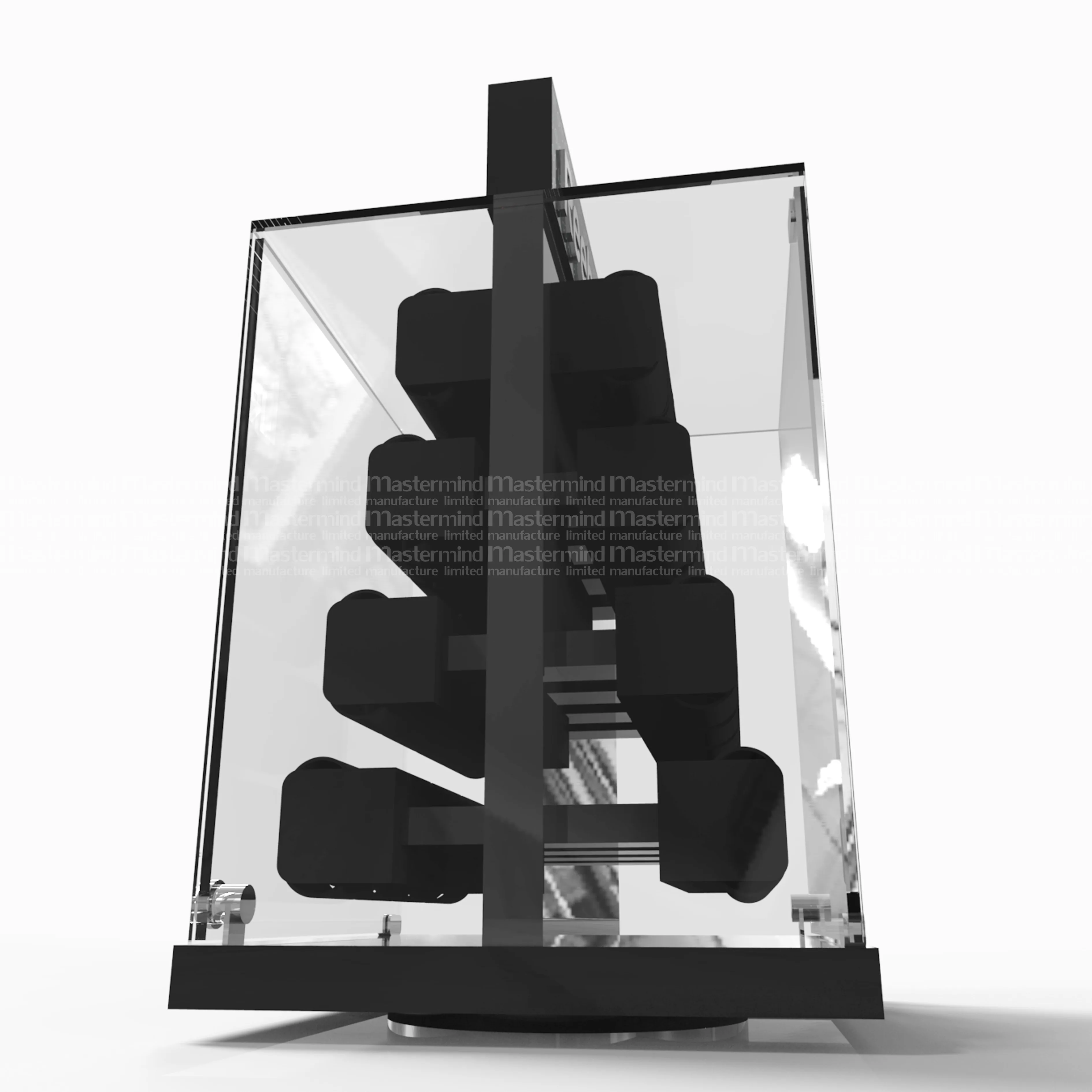 Customized Movable Cigarette Cigar Pen Pharmacy Plastic Display with Locks in Department Retail Store Shop